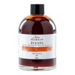 Jacques Herbin Eclats Watercolour Ink 120 Orange 250ml Jacques Herbin Eclats Watercolour Ink 120 Orange 250ml