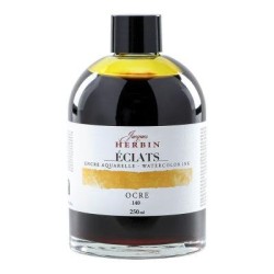 Jacques Herbin Eclats Watercolour Ink 140 Ochre 250ml Jacques Herbin Eclats Watercolour Ink 140 Ochre 250ml