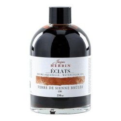 Jacques Herbin Eclats Watercolour Ink 150 Burnt Siena 250ml Jacques Herbin Eclats Watercolour Ink 150 Burnt Siena 250ml