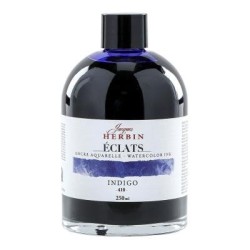 Jacques Herbin Eclats Watercolour Ink 410 Indigo 250ml