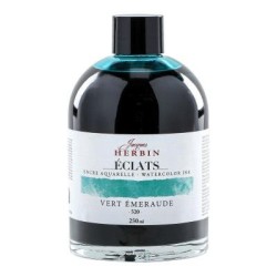 Jacques Herbin Eclats Watercolour Ink 520 Emerald Green 250ml
