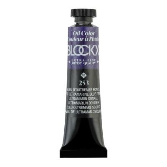 BLOCKX Oil Tube 20ml S2 253 Ultramarine Blue Deep