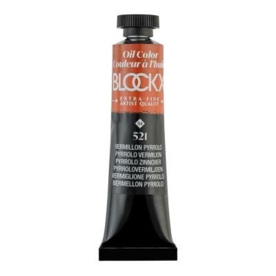 BLOCKX Oil Tube 20ml S4 521 Pyrrolo Vermilion