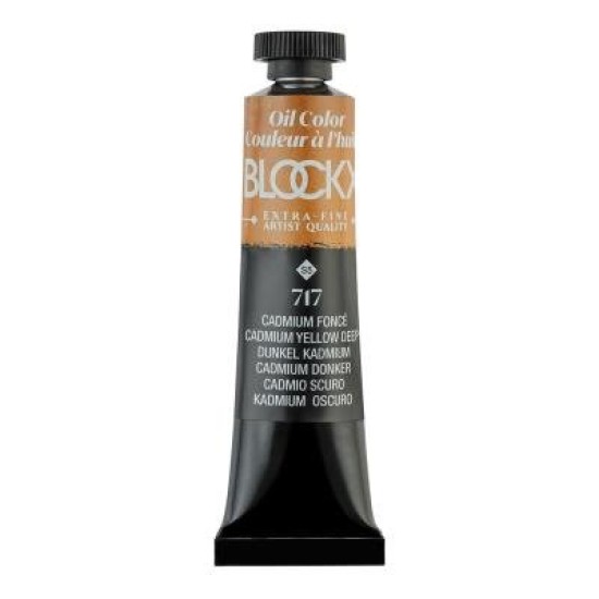 BLOCKX Oil Tube 20ml S5 717 Cadmium Yellow Deep