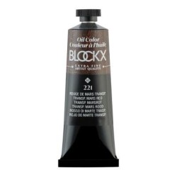 BLOCKX Oil Tube 35ml S2 221 Transparent Mars Red