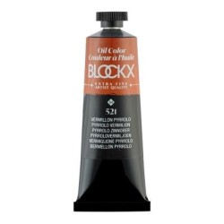 BLOCKX Oil Tube 35ml S4 521 Pyrrolo Vermilion BLOCKX Oil Tube 35ml S4 521 Pyrrolo Vermilion