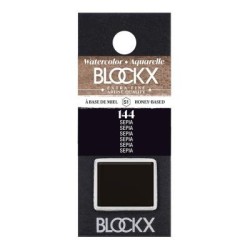BLOCKX Watercolour Half Pan S1 144 Sepia