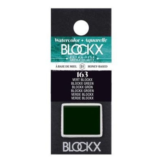 BLOCKX Watercolour Half Pan S1 163 Blockx Green