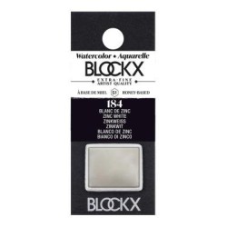 BLOCKX Watercolour Half Pan S1 184 Zinc White