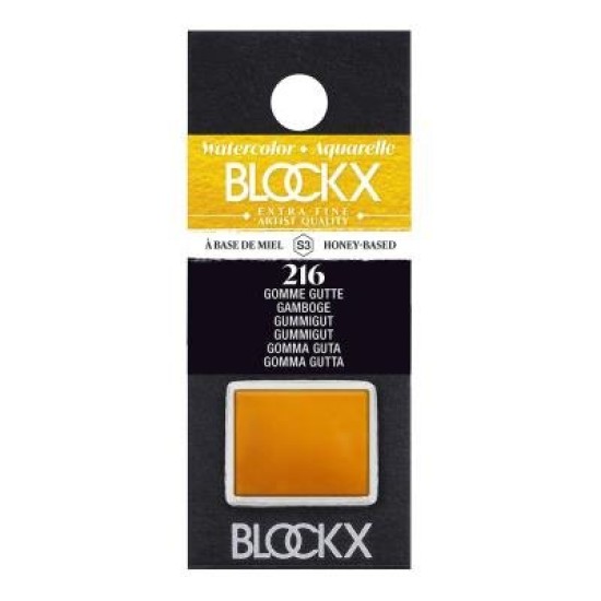 BLOCKX Watercolour Half Pan S3 216 Gamboge