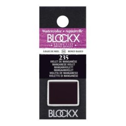 BLOCKX Watercolour Half Pan S3 235 Manganese Violet BLOCKX Watercolour Half Pan S3 235 Manganese Violet