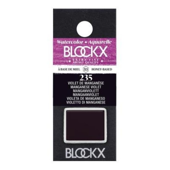 BLOCKX Watercolour Half Pan S3 235 Manganese Violet