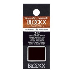 BLOCKX Watercolour Half Pan S2 242 Transparent Mars Brown