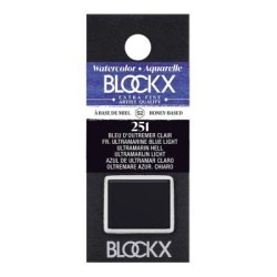 BLOCKX Watercolour Half Pan S2 251 Ultramarine Light Blue