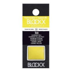 BLOCKX Watercolour Half Pan S3 311 Pale Cadmium Yellow BLOCKX Watercolour Half Pan S3 311 Pale Cadmium Yellow