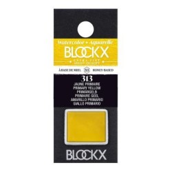 BLOCKX Watercolour Half Pan S3 313 Primary Yellow BLOCKX Watercolour Half Pan S3 313 Primary Yellow