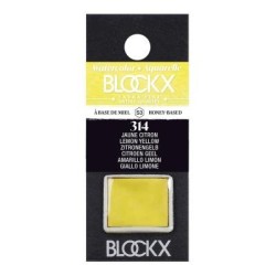 BLOCKX Watercolour Half Pan S3 314 Lemon Yellow BLOCKX Watercolour Half Pan S3 314 Lemon Yellow