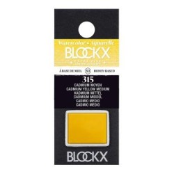 BLOCKX Watercolour Half Pan S3 315 Medium Cadmium Yellow BLOCKX Watercolour Half Pan S3 315 Medium Cadmium Yellow