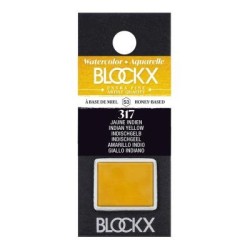 BLOCKX Watercolour Half Pan S3 317 Indian Yellow BLOCKX Watercolour Half Pan S3 317 Indian Yellow