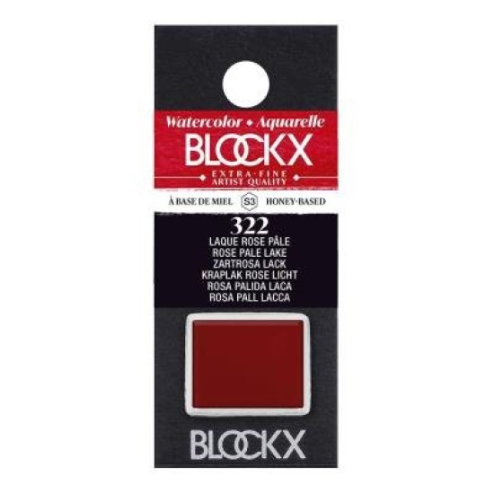 BLOCKX Watercolour Half Pan S3 322 Rose Pale Lake