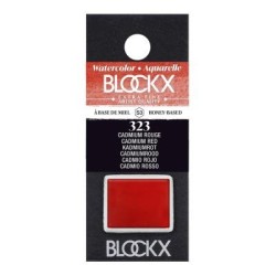 BLOCKX Watercolour Half Pan S3 323 Cadmium Red