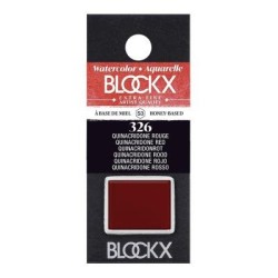 BLOCKX Watercolour Half Pan S3 326 Quinacridone Red