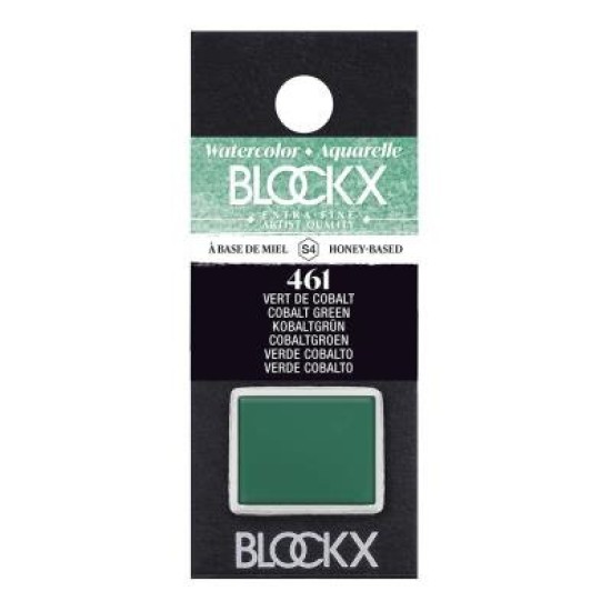 BLOCKX Watercolour Half Pan S4 461 Cobalt Green