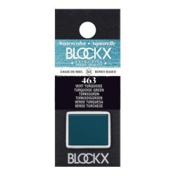 BLOCKX Watercolour Half Pan S4 463 Turquoise Green