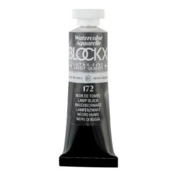 BLOCKX Watercolour Tube 15ml S1 172 Lamp Black