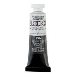 BLOCKX Watercolour Tube 15ml S1 186 Titanium White