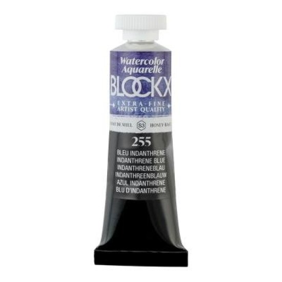 BLOCKX Watercolour Tube 15ml S3 255 Indanthrene Blue