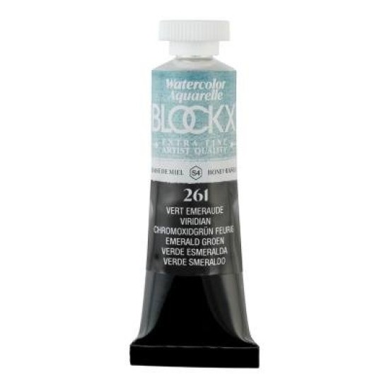 BLOCKX Watercolour Tube 15ml S4 261 Viridian
