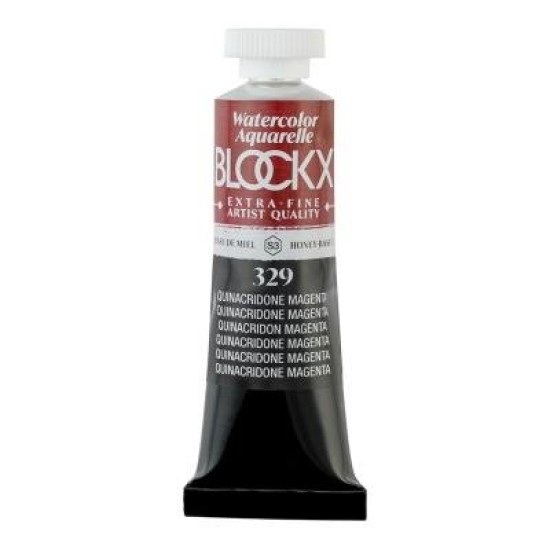 BLOCKX Watercolour Tube 15ml S3 329 Quinacridone Magenta