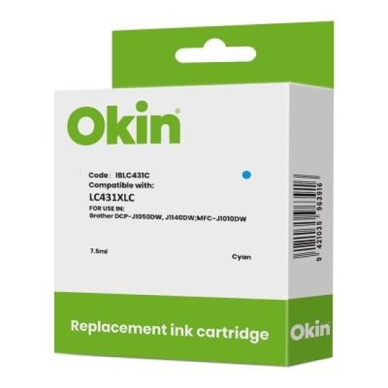 Icon Compatible Brother LC431XL Cyan Ink Cartridge