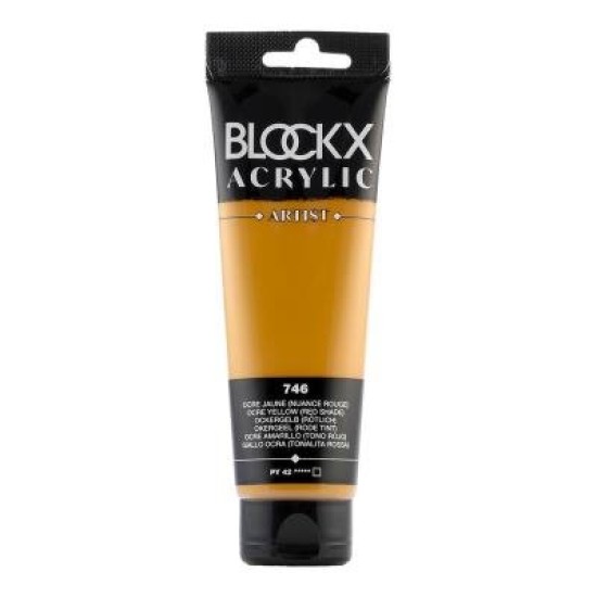 BLOCKX Acrylic Tube Metallic Green Gold 120ml