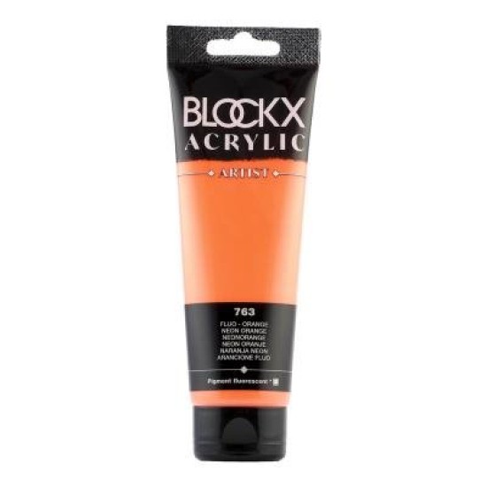 BLOCKX Acrylic Tube Metallic Silver 120ml