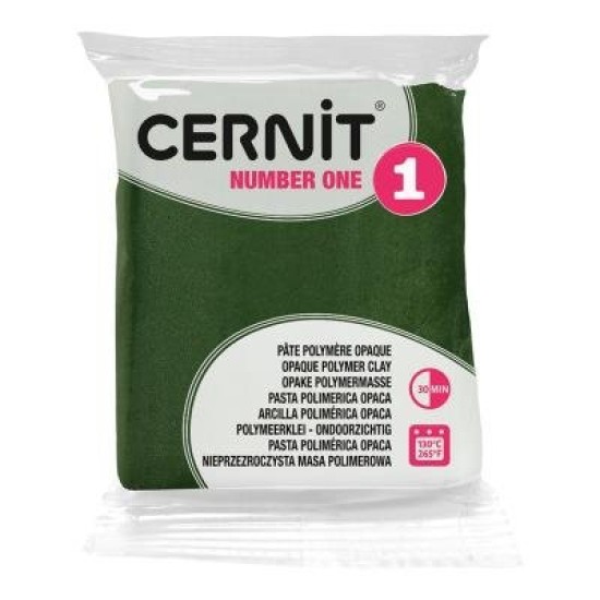 Cernit Polymer Clay Pearl 56g Black