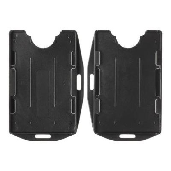 Okin ID Card Holder Double Sided Black, Pack of 10