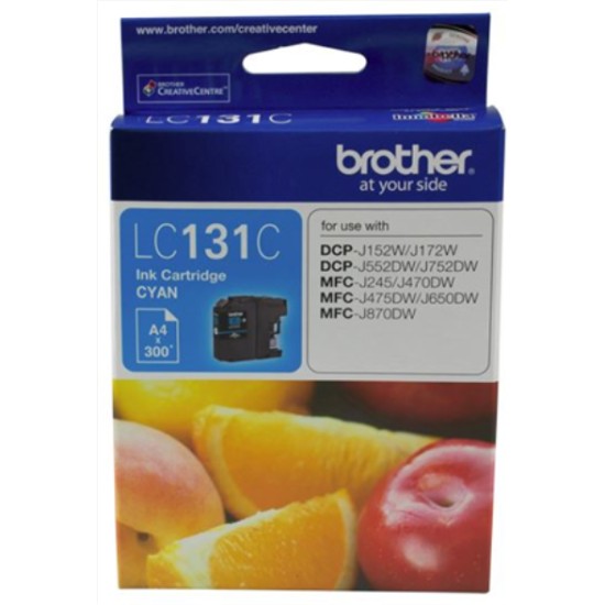 Brother lc131c ink cartridge cyan
