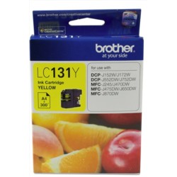 Brother lc131y ink cartridge yellow