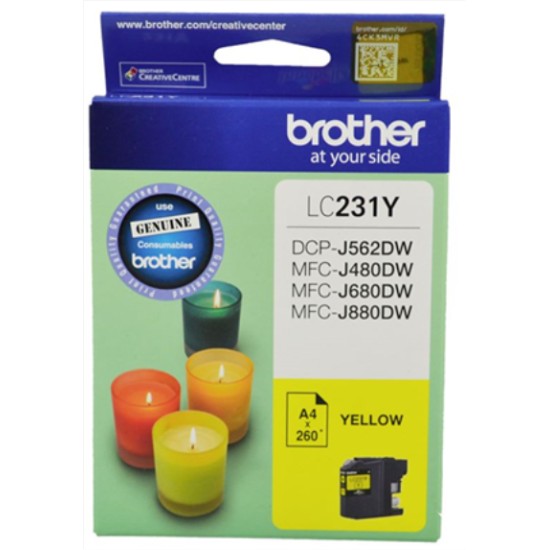 BROTHER INK LC231Y YELLOW