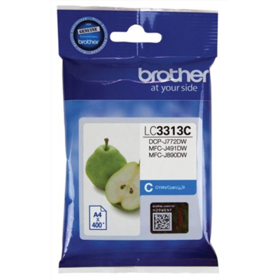 Brother LC3313C Cyan Ink