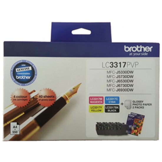 Brother LC3317 Photo Value Pk