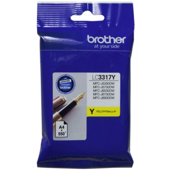 BROTHER INK LC3317Y YELLOW