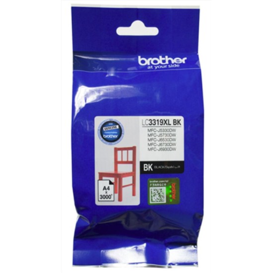 BROTHER INK LC3319XLBK BLACK XL