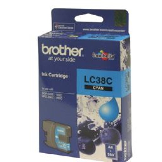 Brother lc38c ink cartridge cyan