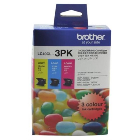 Brother LC40 CMY Colour Pack