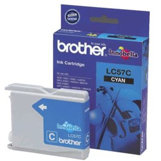 Brother lc57c ink cartridge cyan