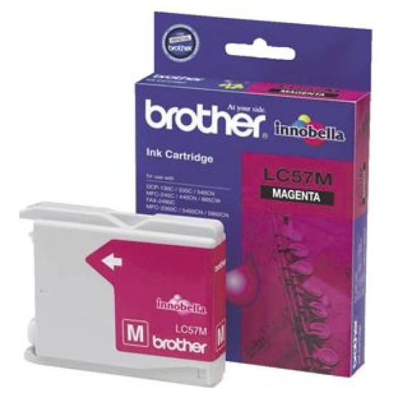 Brother lc57m ink cartridge magenta