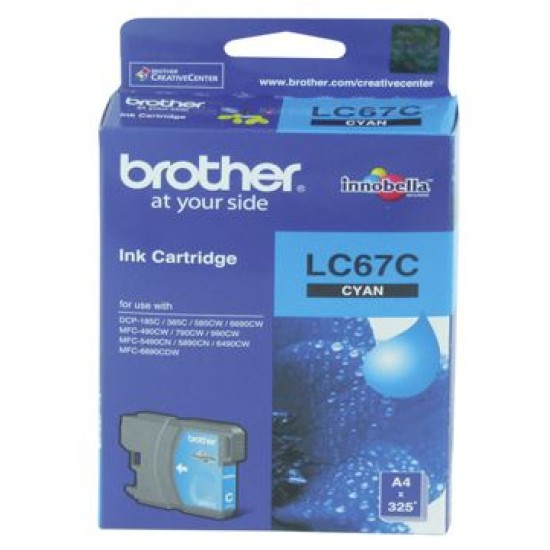Brother LC67 Cyan Ink Cart